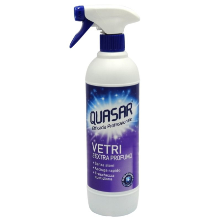 Solutie Curatat Geamuri - Solutie, Quasar, Spray 580 ml Geam Extra Parfum