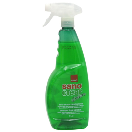 Solutie Curatat Geamuri - Solutie, Sano, Geam 1 L Green
