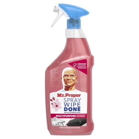 Solutii Suprafete Bucatarie - Spray, Mr Proper, Solutie Multisuprafete 800 ml Cherry Blossom