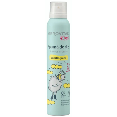 Produse Ingrijire - Spuma, Gerovital Kids, de Dus 200 ml Vanilie 37560