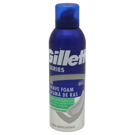Produse Ingrijire - Spuma, Gillette, Ras 200 ml Series Piele Sensibila Aloe Vera