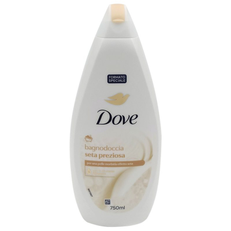 Sampon Si Gel De Dus - Spumant, Dove, Baie 750 ml Seta Preziosa