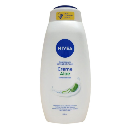 Sampon Si Gel De Dus - Spumant, Nivea, Baie 650 ml Creme Aloe