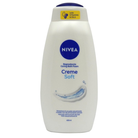 Sampon Si Gel De Dus - Spumant, Nivea, Baie 650 ml Creme Soft