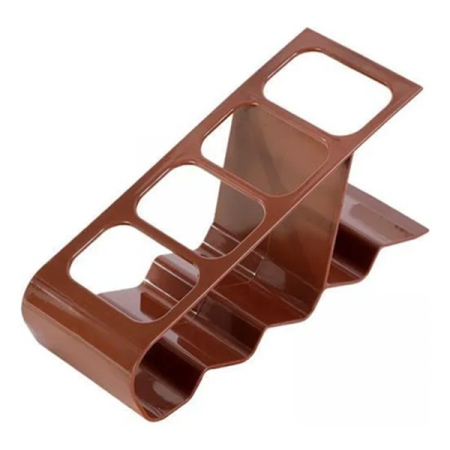 Accesorii Birou Si Consumabile - Suport de Birou, Flippy, din Plastic, pentru Telecomenzi, Telefoane, 18 x 7 x 9 cm, Maro