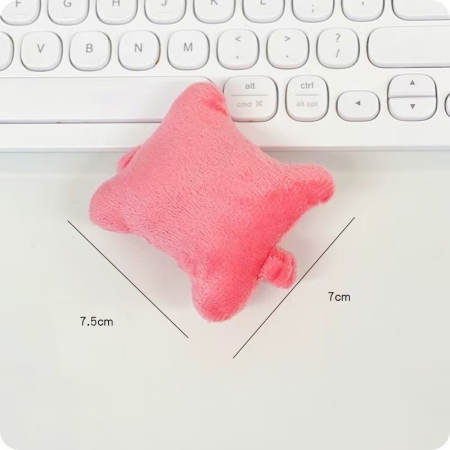 Suport de Mana, Flippy, Pernuta pentru Incheietura cu Banda Elastica, pentru Mouse, Moale, 7.5 x 7 cm, Roz [2]