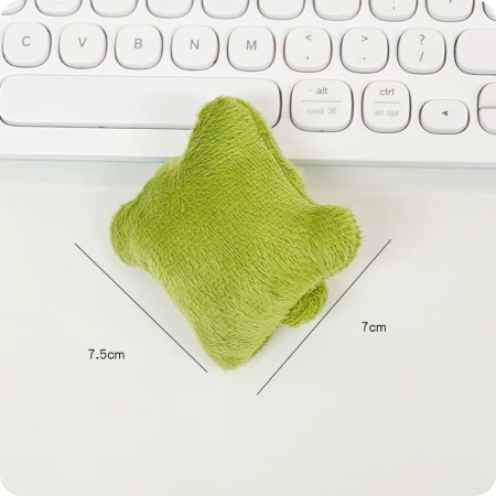 Suport de Mana, Flippy, Pernuta pentru Incheietura cu Banda Elastica, pentru Mouse, Moale, 7.5 x 7 cm, Verde Inchis [4]