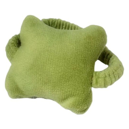 Accesorii Birou Si Consumabile - Suport de Mana, Flippy, Pernuta pentru Incheietura cu Banda Elastica, pentru Mouse, Moale, 7.5 x 7 cm, Verde Inchis