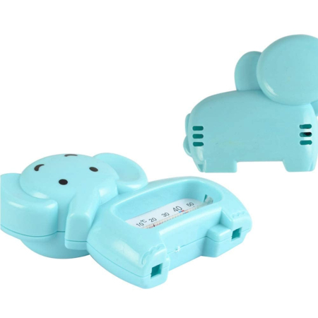 Termometru pentru Baie, Flippy, Plutitor, Rezistent la apa, Multifunctional, Model Elefant, 11.5x9x2 cm, Albastru [3]