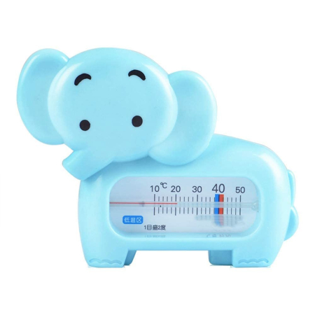 Articole Pentru Baie - Termometru pentru Baie, Flippy, Plutitor, Rezistent la apa, Multifunctional, Model Elefant, 11.5x9x2 cm, Albastru