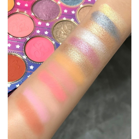 Trusa de Machiaj Profesionala Kevin&Coco Cool Girl Book, 82 Culori, Paleta All-in-One pentru Ochi si Fata, Farduri Mate, Sidefate si Glitter, Blush si Iluminatoare, Pigmentare Intensa, 16 x 21.5 x 2.5 [5]