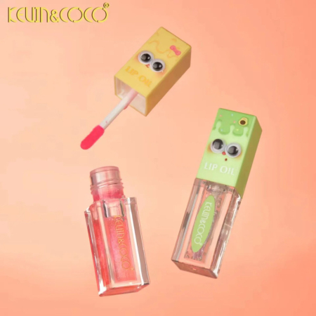 Ulei de Buze, Kevin&Coco, Lip Oil, Hidratant si Lucios, Efect Natural, Textura Usoara, Non-Lipicios, 27.1 g, 8.2 x 2 x 2 cm, Roz [3]