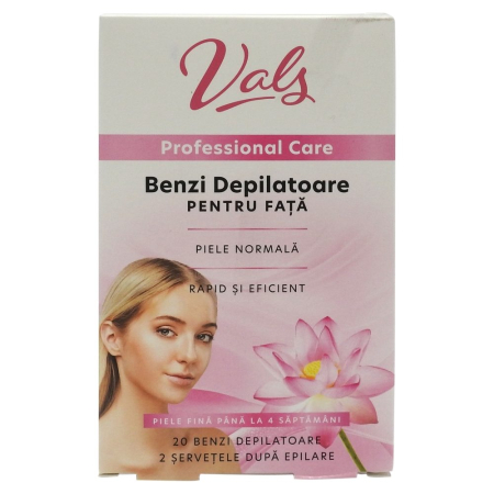 Produse Ingrijire - Vals Benzi Depilatoare Fata 20 buc Floare de Lotus
