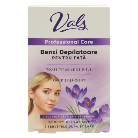 Produse Ingrijire - Vals Benzi Depilatoare Fata 20 buc Fructe de Padure