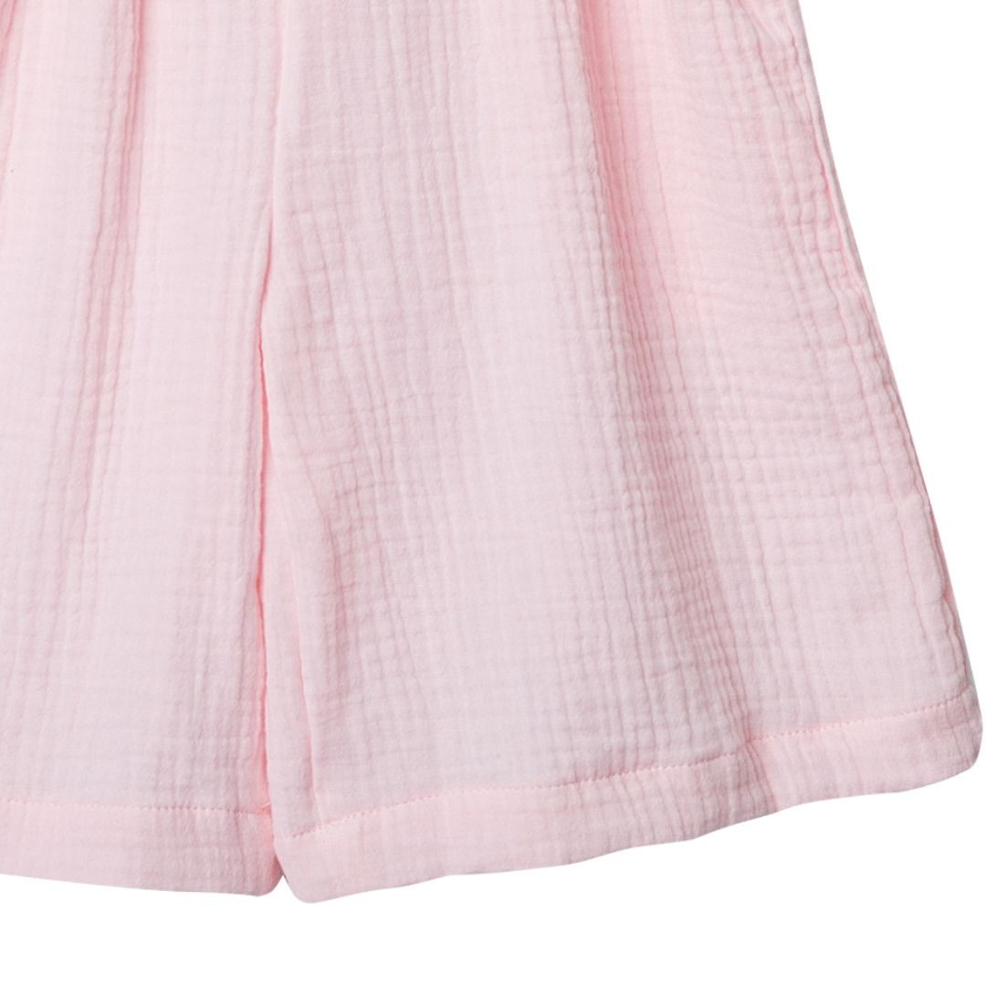 Pantaloni Culotte Premium din Poplin de Bumbac „Libertate si Stil” niDom – Lungime Trei-Sferturi, Banda Elastica Moale (Fabricat in Romania) [4]