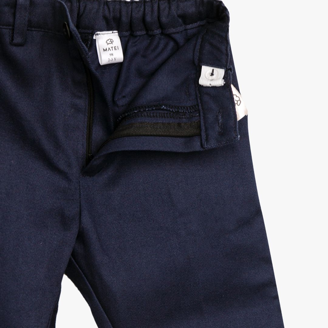 Pantaloni Clasici din Bumbac Premium pentru Copii niDom – Croiala Confortabila de Zi cu Zi, Material European Certificat si Ultra-Rezistent (Fabricat in Romania) [8]