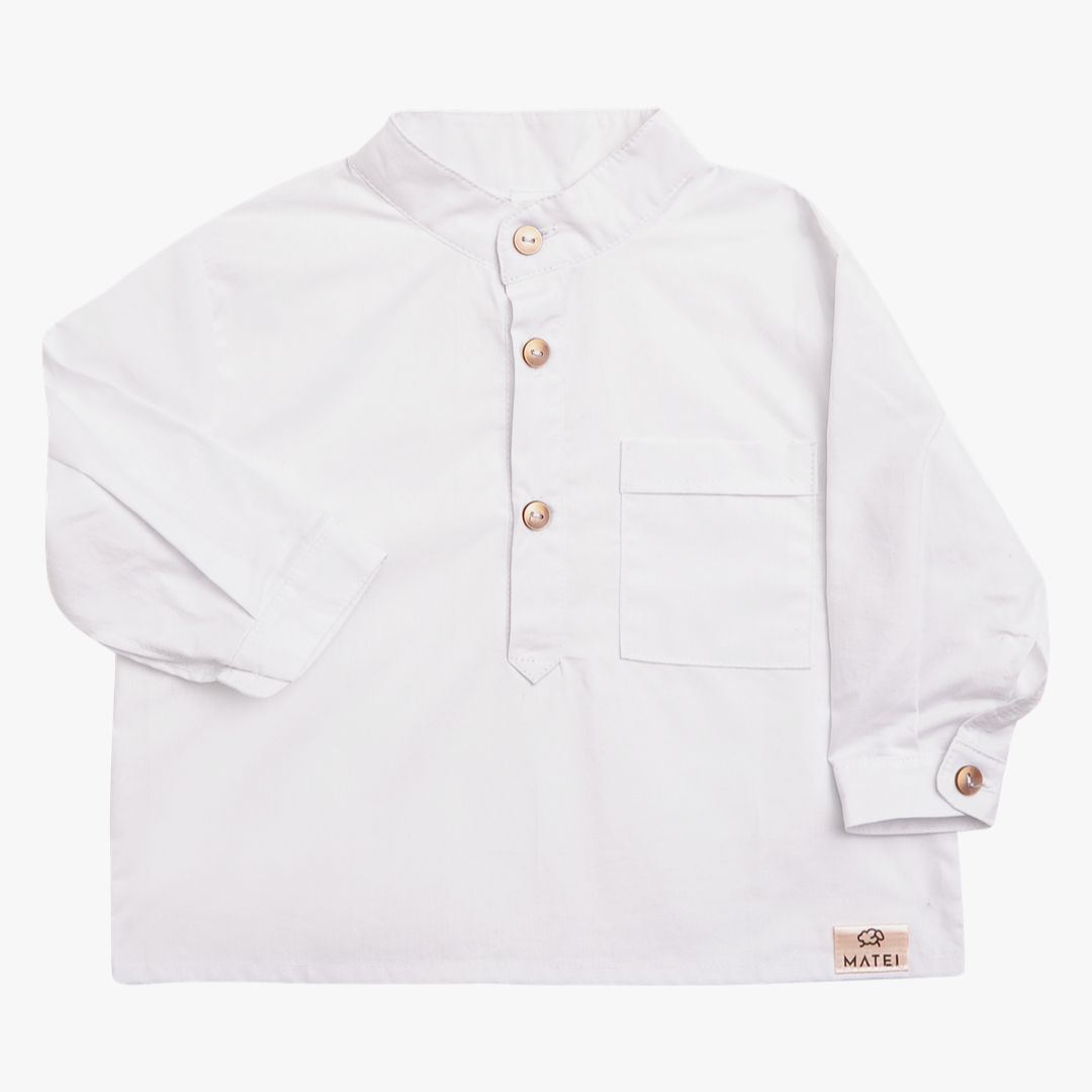 Camasa Premium din Bumbac Prespalat pentru Baieti niDom – Model Casual-Aventuros, Material European Certificat, Textura Ultra-Moale si Rezistenta (Fabricat in Romania) [5]