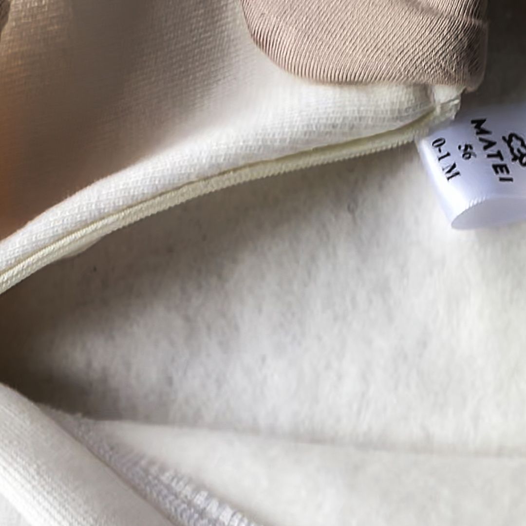 Salopeta cu Botosei pentru Nou-Nascut niDom – 100% Bumbac Organic European Uni, Inchidere cu Fermoar si Protectie la Barbie (Fabricat in Romania) [5]