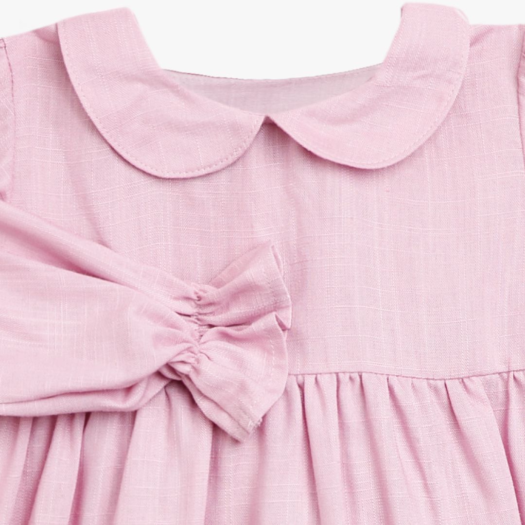 Rochita Premium din In Pur „Simplitate Eleganta” niDom – Material European Certificat Oeko-Tex, Nasturi la Spate (Fabricat in Romania) [6]