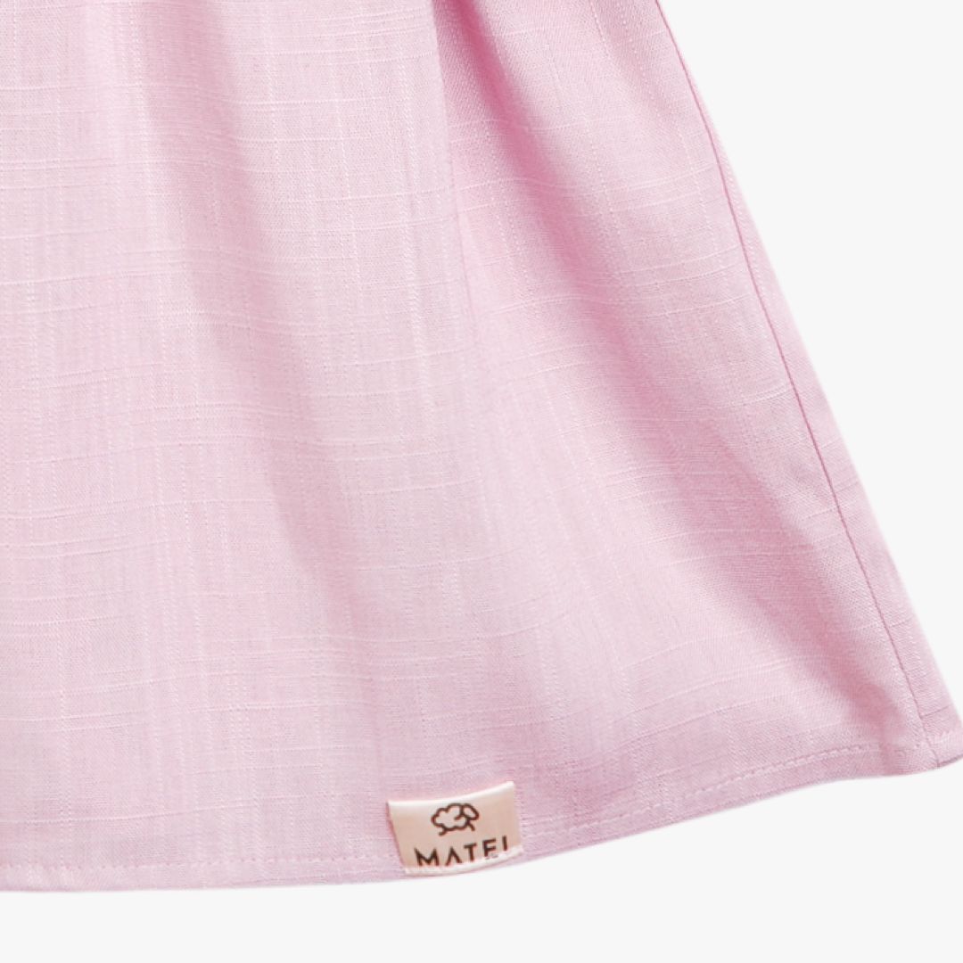 Rochita Premium din In Pur „Simplitate Eleganta” niDom – Material European Certificat Oeko-Tex, Nasturi la Spate (Fabricat in Romania) [8]