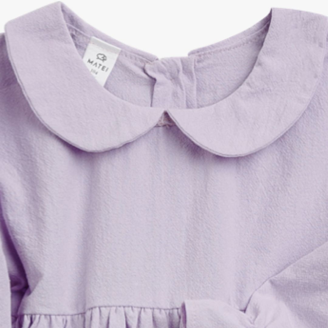 Set Premium din Bumbac 100% Certificat „Mica Printesa” Nidom – Rochita cu Nasturei, Bentita si Botosei (Fabricat in Romania) [15]
