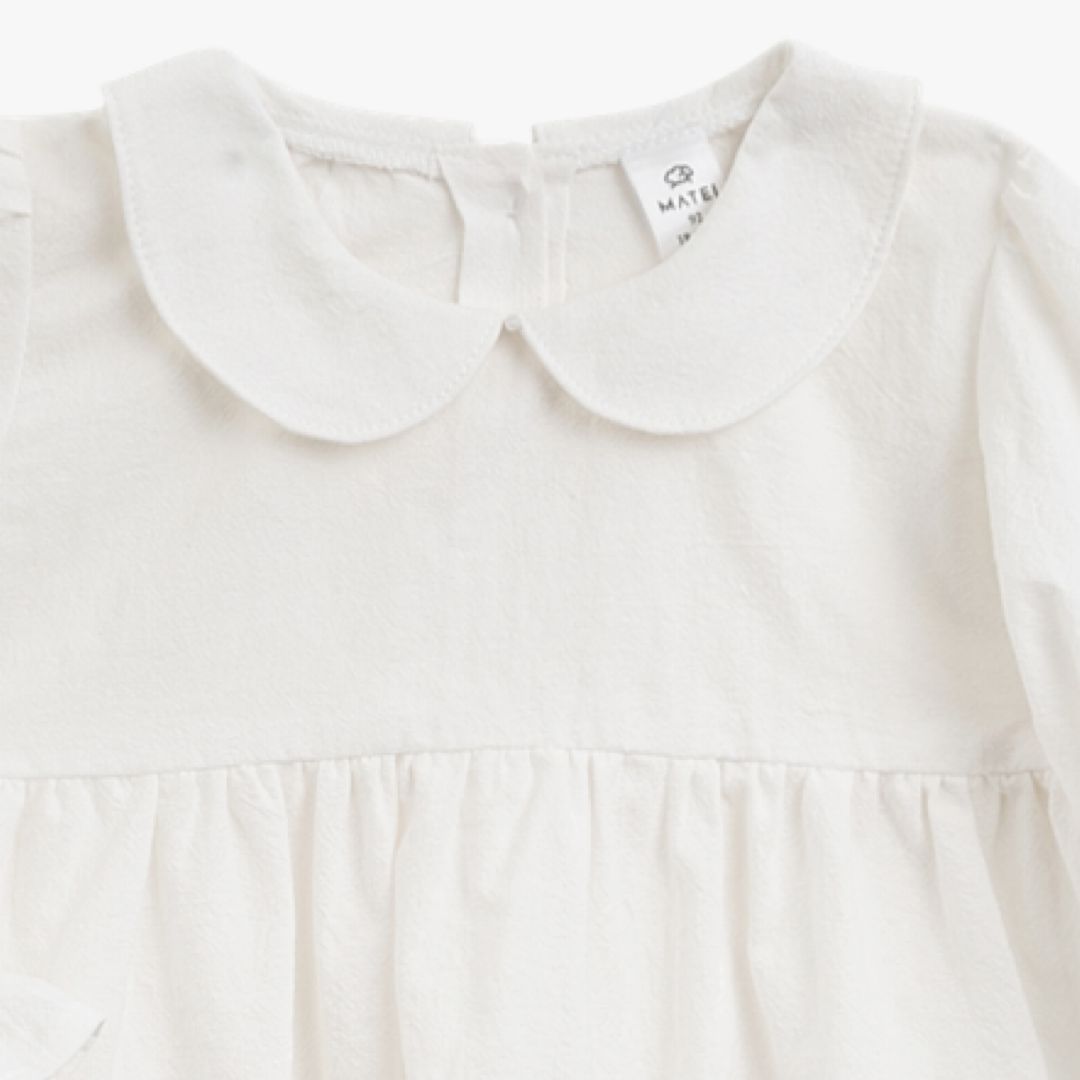 Set Premium din Bumbac 100% Certificat „Mica Printesa” Nidom – Rochita cu Nasturei, Bentita si Botosei (Fabricat in Romania) [11]