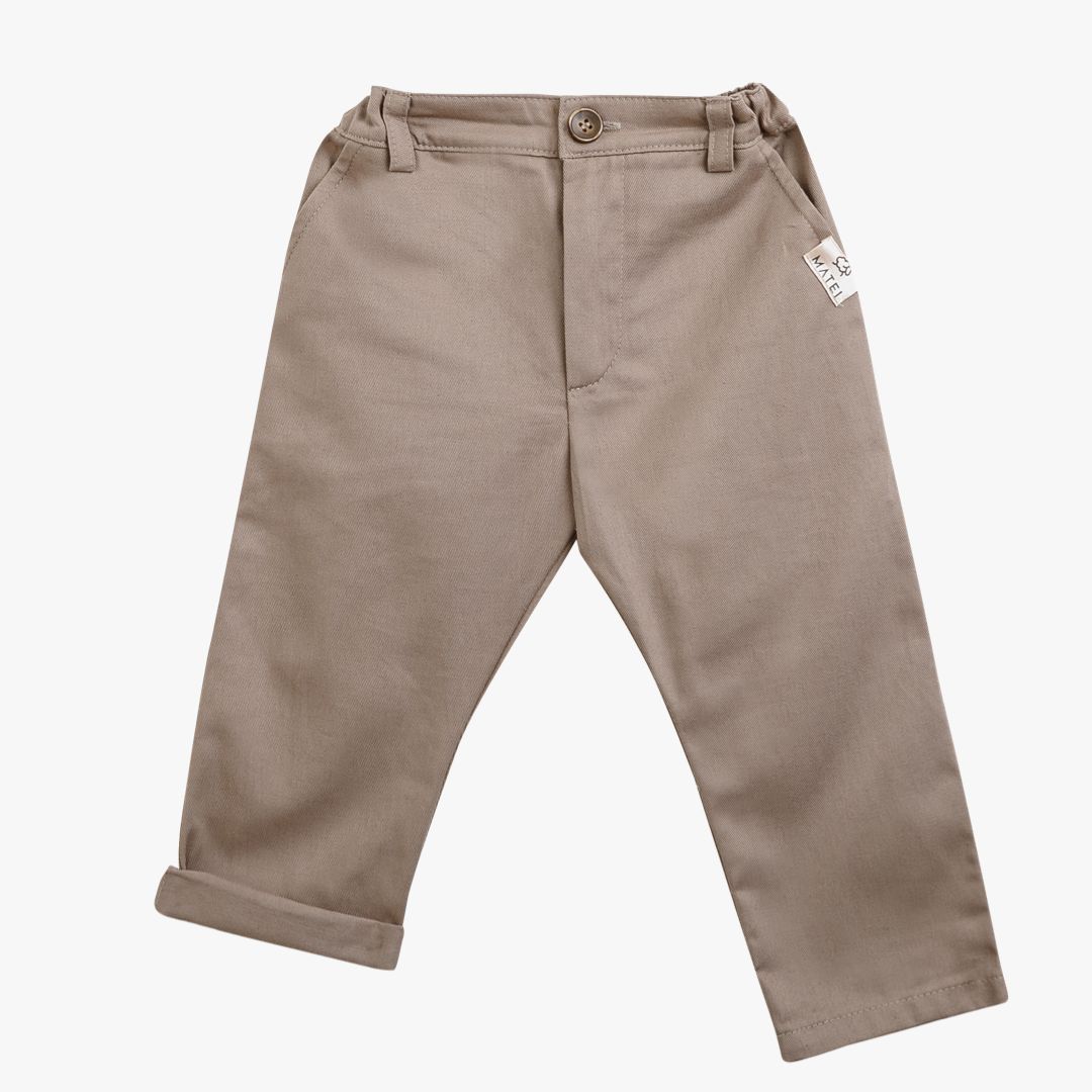 Baieti - Pantaloni Clasici din Bumbac Premium pentru Copii niDom – Croiala Confortabila de Zi cu Zi, Material European Certificat si Ultra-Rezistent (Fabricat in Romania)
