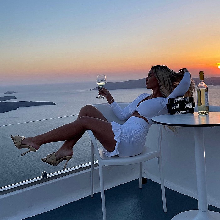 Fusta Dama Scurta Cu Volane Alba Lycra - Giselle [7]