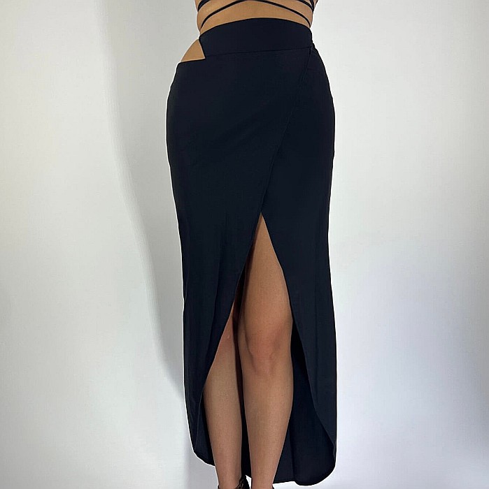 Fusta Dama Sexy Mulata Neagra Lycra - Shaya [7]