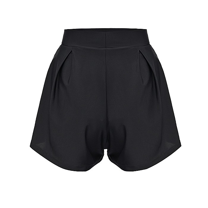 Pantaloni Dama Scurti Sexy Negri Lycra - Zena [2]