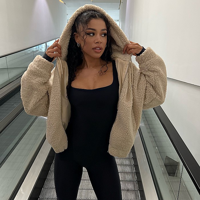 Salopeta Dama Lunga Decoltata Neagra Lycra - Anastasia [11]