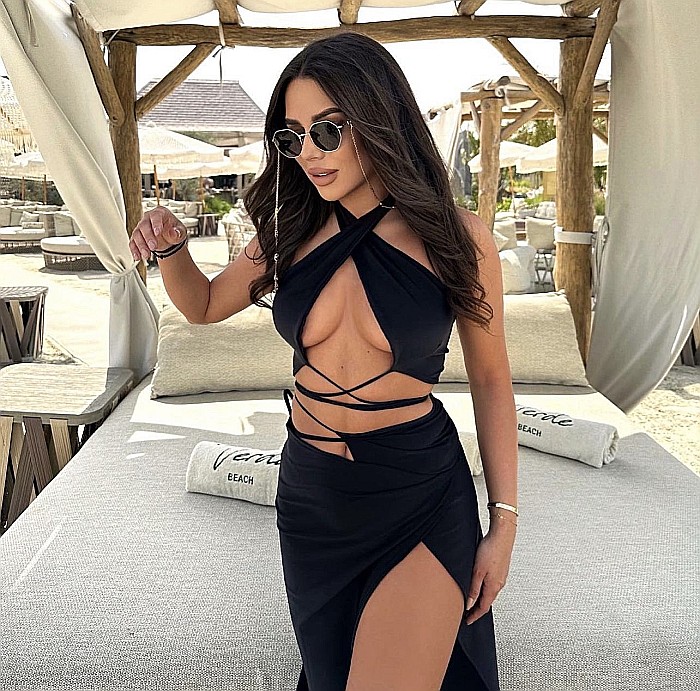 Fusta Dama Sexy Mulata Neagra Lycra - Shaya [5]