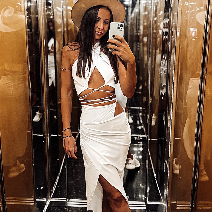 Fusta Dama Sexy Mulata Alba Lycra - Shaya [3]