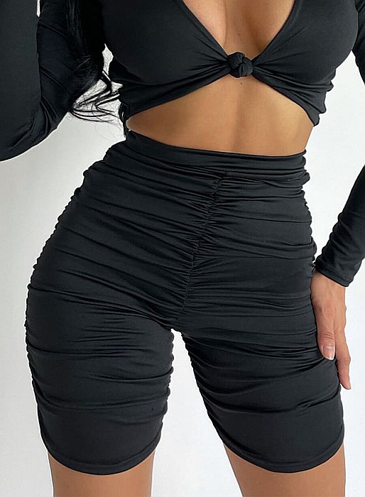 Colanti Dama Scurti Sexy Negri Lycra - Tally [4]