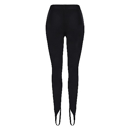 PANTALONI DAMA - Colanti Dama Lungi Mulati Negri Lycra - Elona