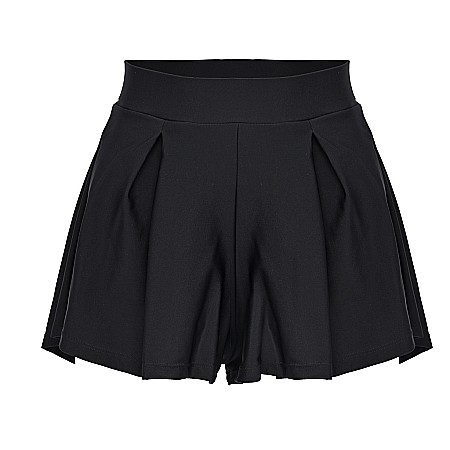 PANTALONI DAMA - Pantaloni Dama Scurti Sexy Negri Lycra - Zena