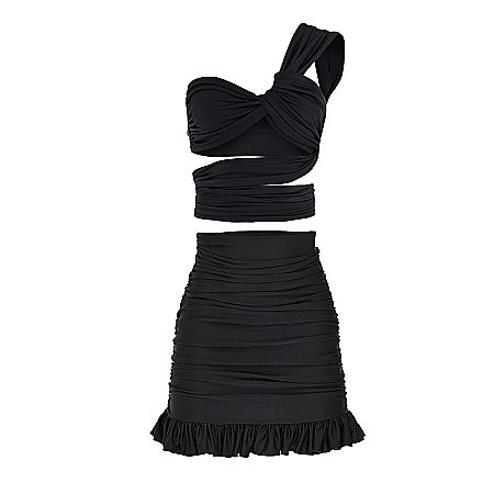 SETURI DAMA - Set Fusta Giselle si Top Yndoll Negru Lycra