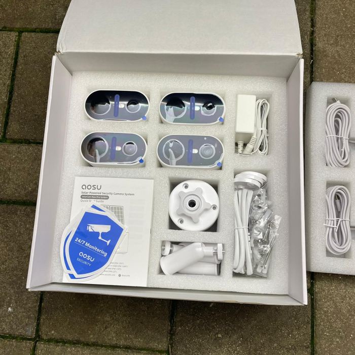 AOSU 3K 5MP UHD Solar Outdoor Camera Kit – nou [3]