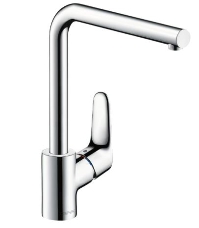 Baterie bucătărie hansgrohe Focus 280 mm, pivotantă 360°, crom [1]