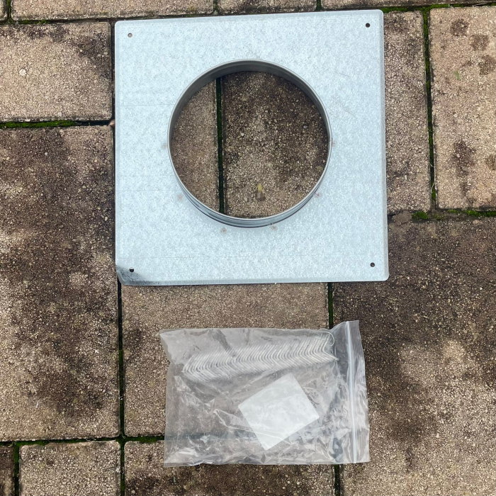 Bridă de conectare conducte Repa Market, Ø150 mm, oțel galvanizat [2]