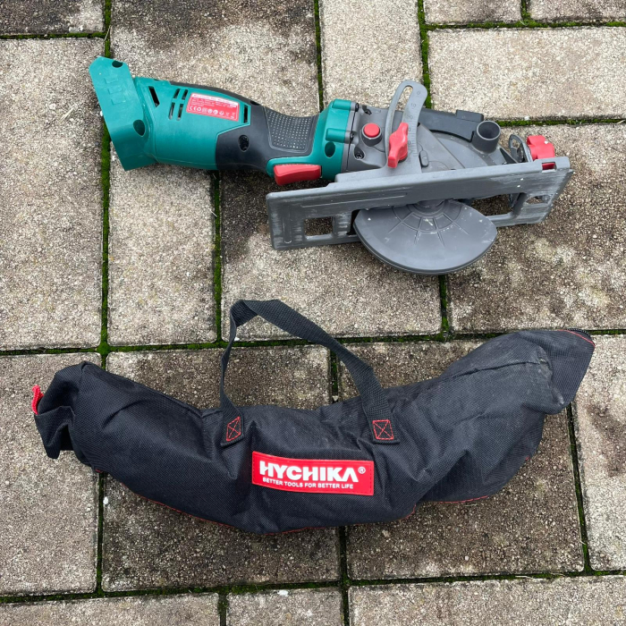 Fierăstrău circular HYCHIKA 18V fara acumulator, 3 lame, ghidaj laser [3]