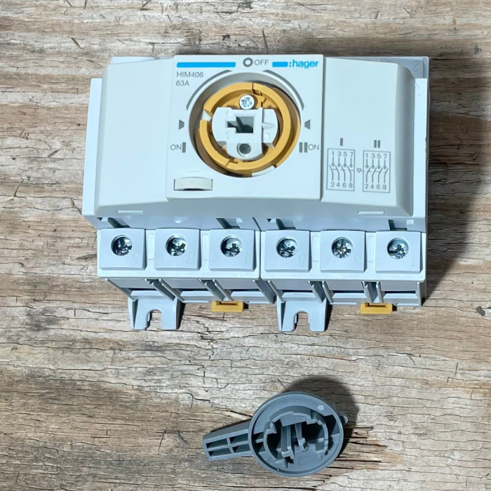 Hager HIM406 – Comutator de sarcină 63A, 4 poli [5]