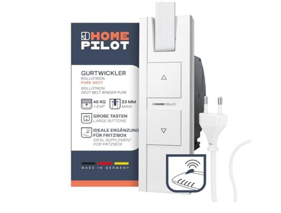 HOMEPILOT RolloTron pure DECT Gurtwickler – electric pentru rulouri [1]