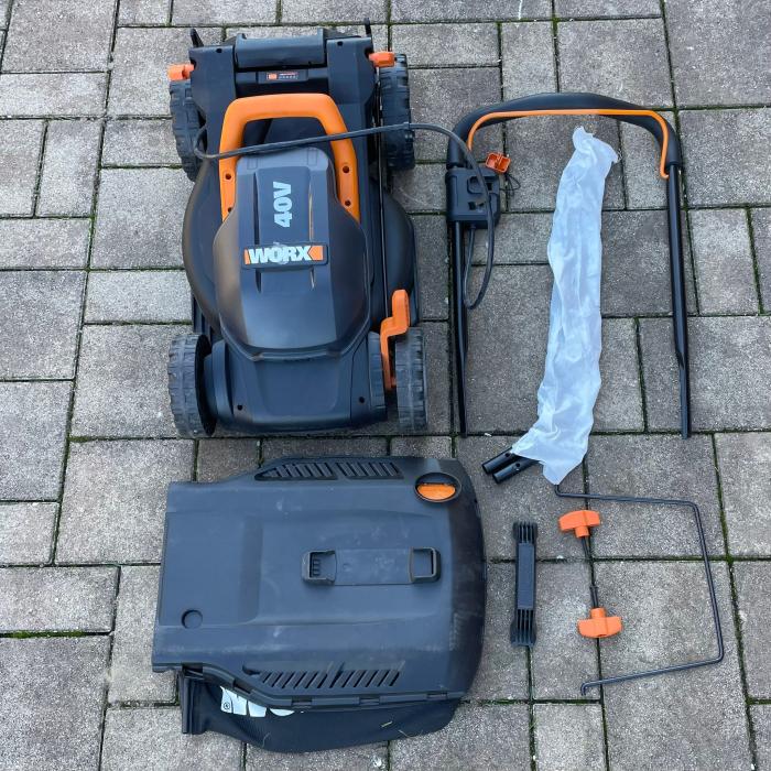 Mașină de Tuns Iarba WORX WG779E.1 ,40V 2x20 cu 2 Acumulatori de 4Ah [3]