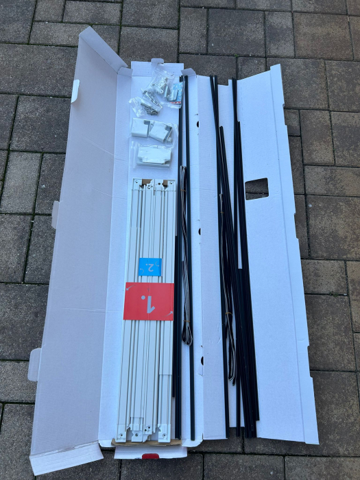 tesa® FALT – Cadru pliabil din aluminiu, telescopic, pentru uși [2]