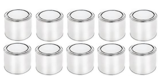 Vând set de 10 recipiente rotunde din tablă BenBow, 500 ml [1]