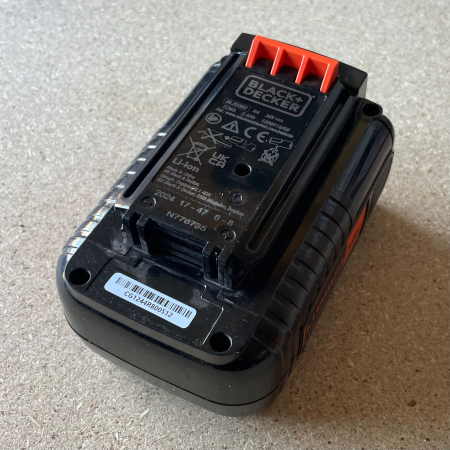 Baterie BLACK+DECKER 36V Li-Ion 2,0 Ah [1]