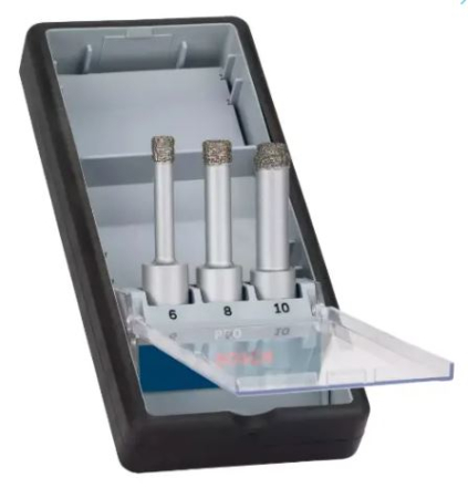 ARTICOLE BRICOLAJ - Bosch Accesorii - Set carote de foraj diamantate din 3 piese