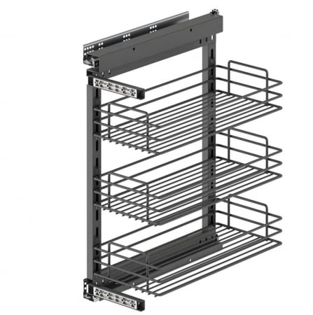SANITARE ȘI INTERIOR - Emuca TitaneStar - Căruț modular cu sistem de amortizare