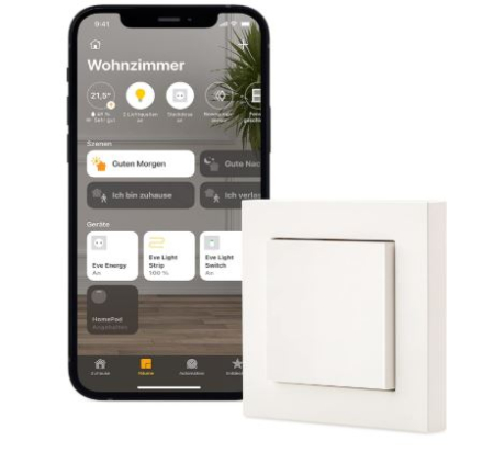 SANITARE ȘI INTERIOR - Eve Light Switch Apple Home Întrerupător inteligent compatibil HomeKit